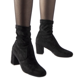 Sorte Lexington slip-on ankelstøvler