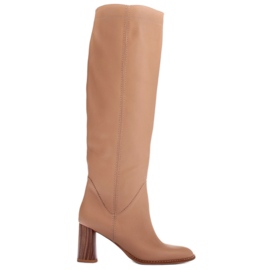 Marco Shoes Højhælede støvler beige