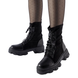 Sorte slip-on arbejdere med Tarces binding