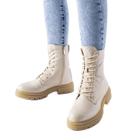 Beige isolerede Heights støvler