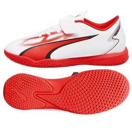 Puma Ultra Play It V Jr 107538-01 fodboldsko hvid