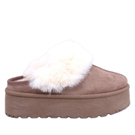 Allod Khaki platform snesko beige