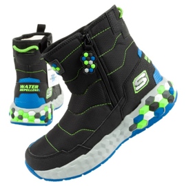 Skechers Jr 402216L/BBLM snestøvler sort