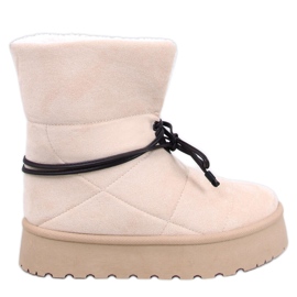 Pris Beige fåreskindsstøvler