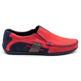 Olivier Mænds loafers 834 rød