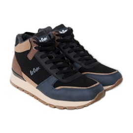 Lee Cooper Blå og brune sneakers LCJ-23-31-3065M