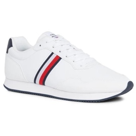Tommy Hilfiger Core Lo Runner Pu M sko FM0FM048340K9 hvid