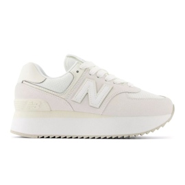 New Balance W WL574ZSO sko hvid