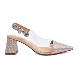Elegante spidståpumper D&amp;A MR91292-1 Guld gylden
