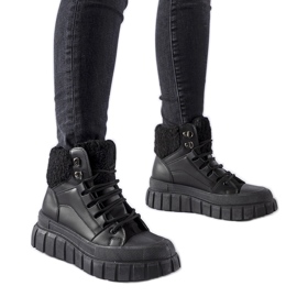 Sorte isolerede Adamsville sneakers