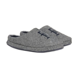 Tommy Hilfiger Herringbone Homeslipper M Hjemmesko FM0FM04927 Bds sort