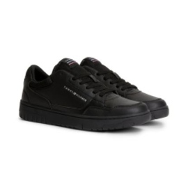 Tommy Hilfiger Basket Core Læder M sko FM0FM04727 Bds sort