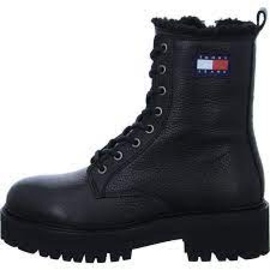 Tommy Hilfiger Urban Boot Tumbled Ltr Wl W EN0EN02317BDS sko sort