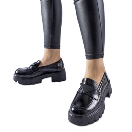 Sorte patent Eligio loafers