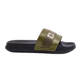 Klassiske flip-flops til mænd Big Star LL174458 Khaki grøn