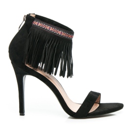 Wilady Sorte boho sandaler