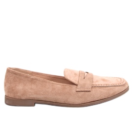 Dorry Khaki mokkasiner til kvinder beige