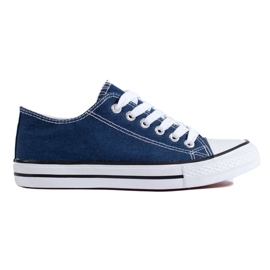 Klassiske marineblå sneakers