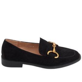 Linda Black dame loafers sort