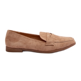 Klassiske Mørk Beige Olevin Moccasins til kvinder