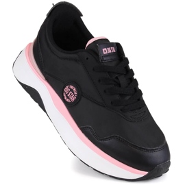Sorte platform sportssko til kvinder Big Star JJ274A014