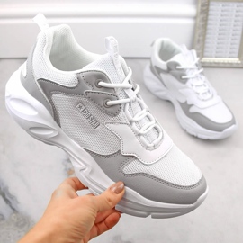 Sportssko til kvinder, hvide sneakers Big Star LL274375