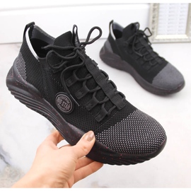 Sorte sportssko Big Star LL274684