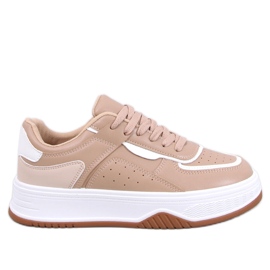 Moriau Camel damesneakers beige