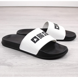 Hvide sportsflip-flops til mænd Big Star JJ174506