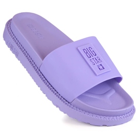 Lilla platformsflip-flops til kvinder Big Star LL274426 violet