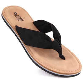 Sorte flip-flops til kvinder Big Star LL274625