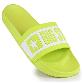 Lime-sportsflipflops til kvinder Big Star LL274742 grøn
