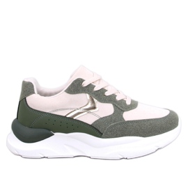 Clervie Green wedge sneakers grøn