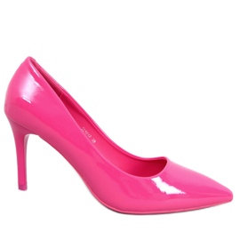 Charlotte Fuchsia lakerede stilet pumps lyserød