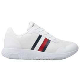 Tommy Hilfiger Letvægts Strik Runner M sko FM0FM04158 hvid