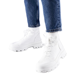 Hvide høje Éric sneakers