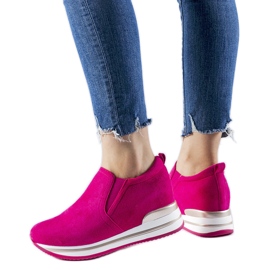 Pink Alquippa wedge sneakers lyserød