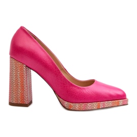 Laura Messi 2746 Pink højhælede pumper lyserød