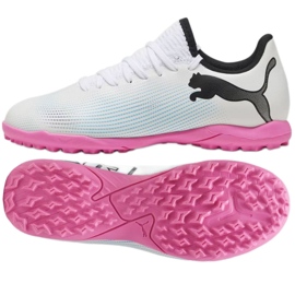 Puma Future 7 Play Tt Jr sko 107737 01 hvid