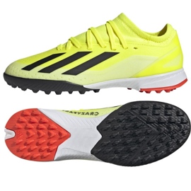 Adidas X Crazyfast League Tf Jr IF0681 sko gul