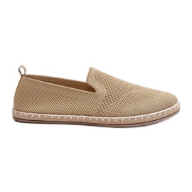 Beige Harmonie Slip-On Espadriller til kvinder