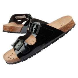 Abeba Sandaler 8088 sorte flip-flops