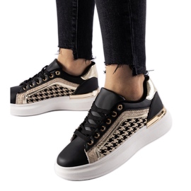 Briercliff sorte glitter sneakers