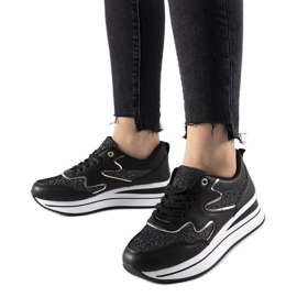 Sorte Inès platform sneakers