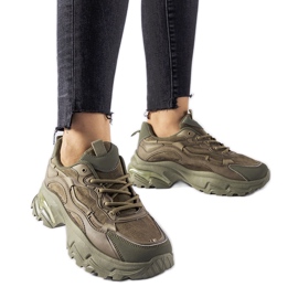 Grønne Wolnut sneakers
