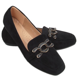 Carla Black dame loafers sort
