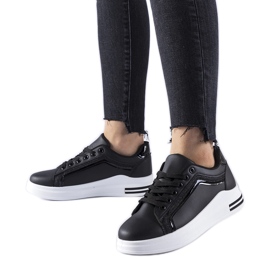 Sorte Mayfield platform sneakers