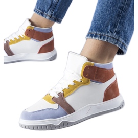 Elizabeths lilla high-top sneakers violet