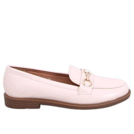 Gracess Beige bamse mokkasiner