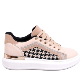 Volyne Beige sneakers til kvinder